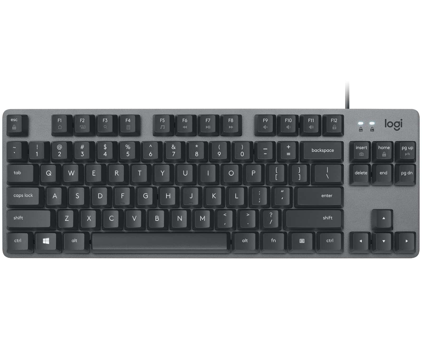 Logitech K835 TKL Mechanical Keyboard toetsenbord USB Duits Grafiet, Grijs (920-010007) thumbnail