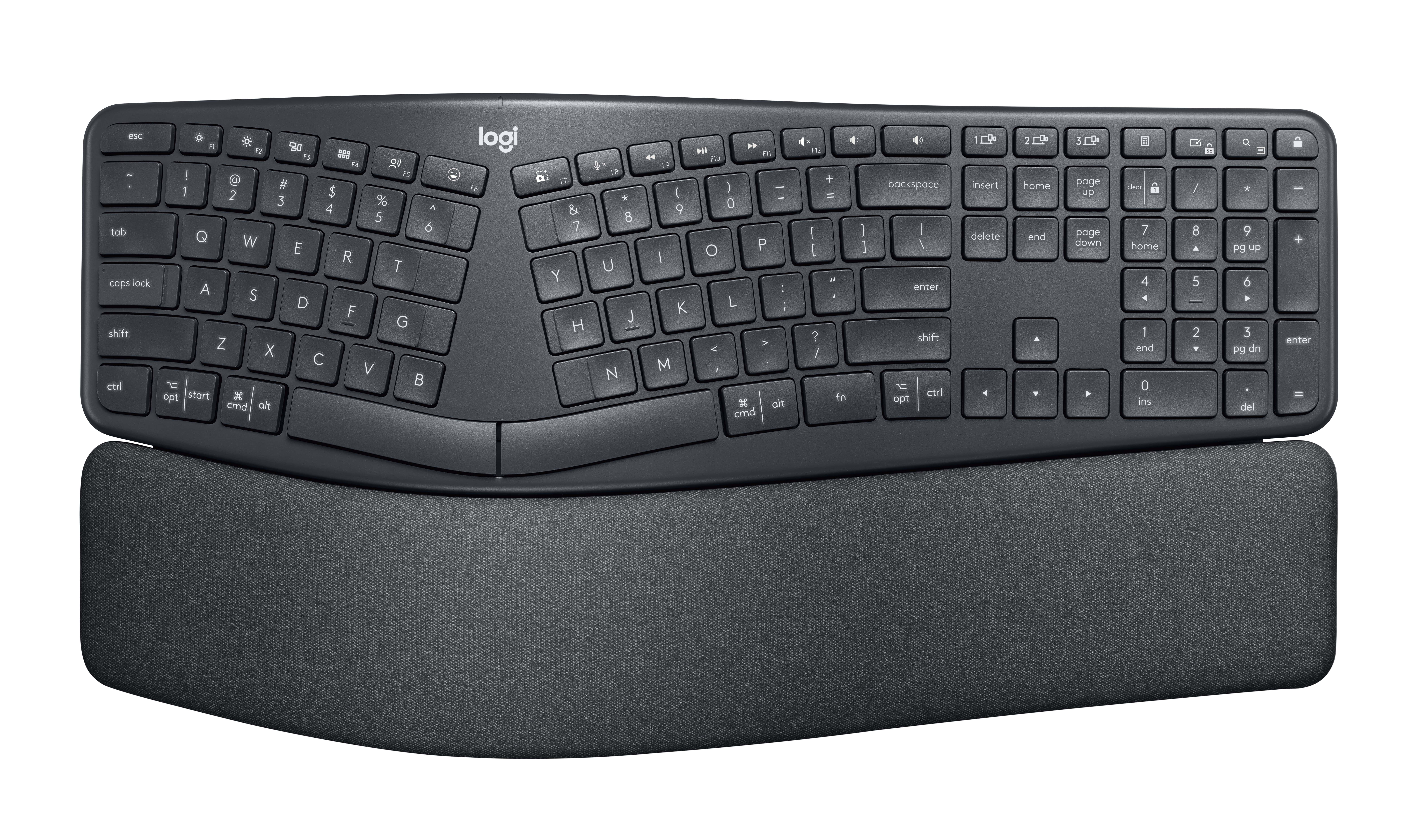 Logitech K860 for Business toetsenbord Kantoor Bluetooth Engels Grafiet (920-010352) thumbnail