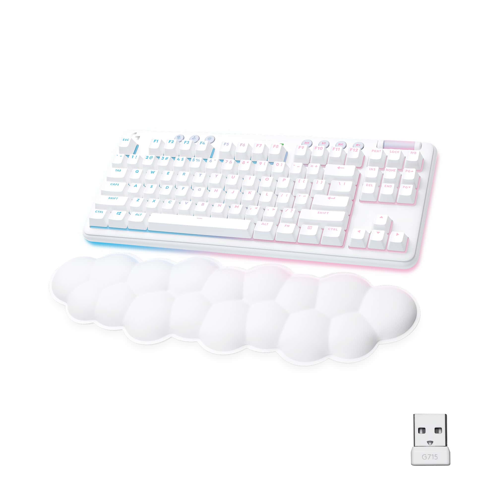 Logitech G715 Wireless Gaming KBD - OFF WHITE - - (920-010686) thumbnail