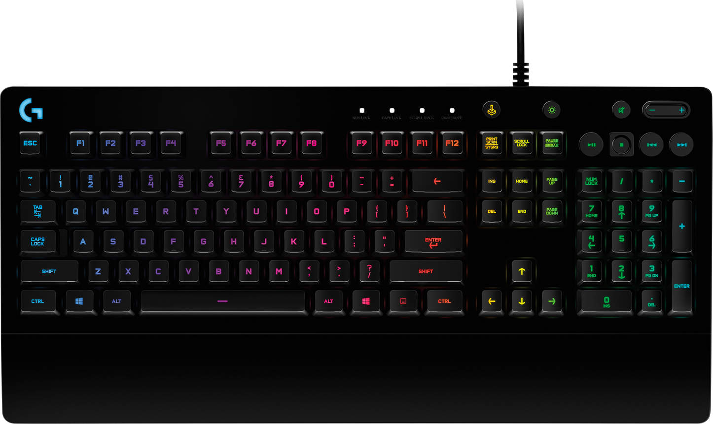 Logitech G G213 Prodigy Gaming Keyboard toetsenbord USB Hongaars Zwart (920-010739) thumbnail