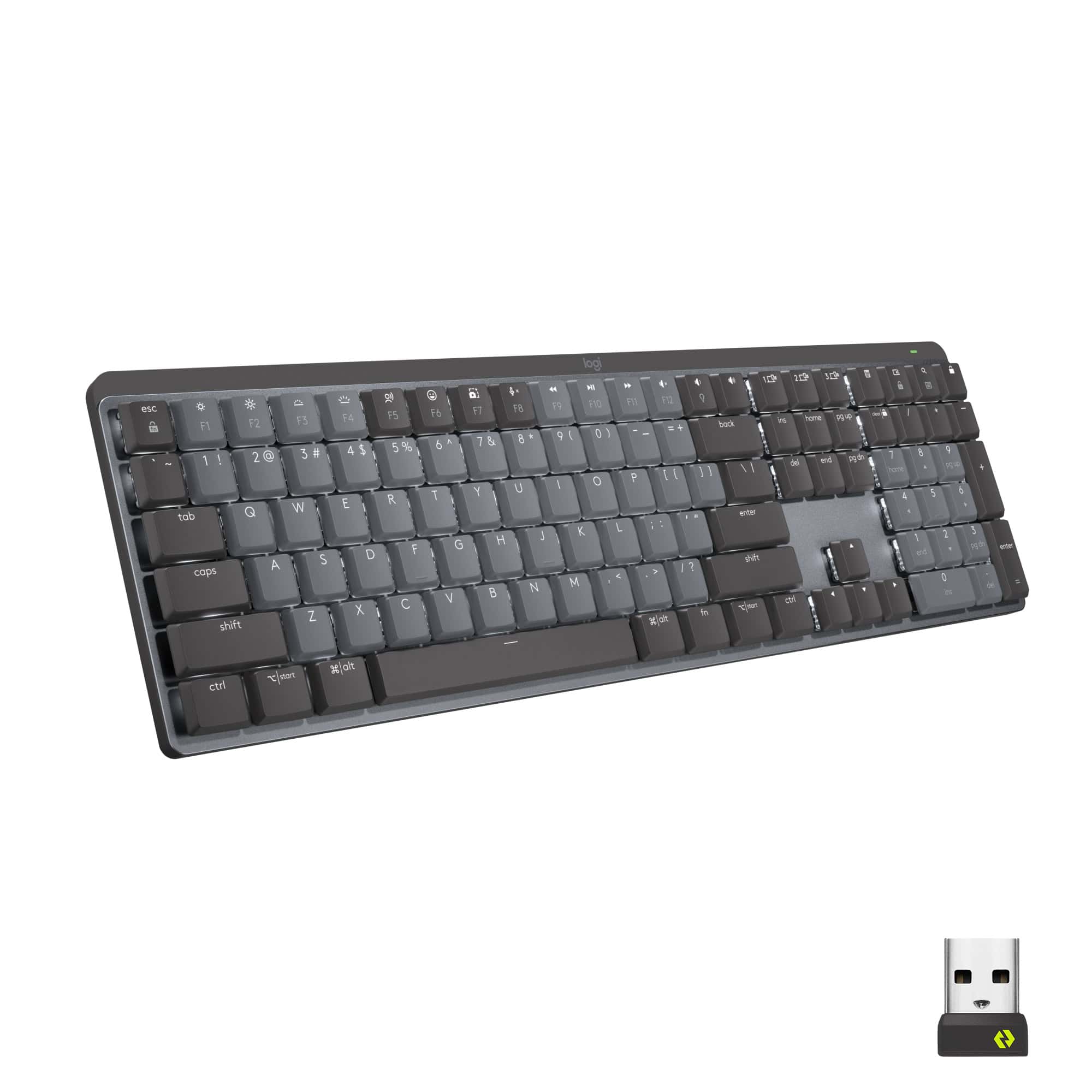 Logitech MX Mechanical toetsenbord RF-draadloos + Bluetooth QWERTY US International (920-010759) thumbnail