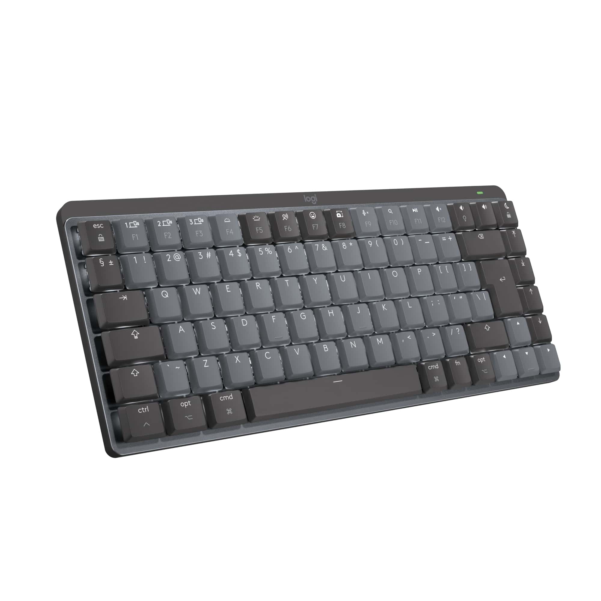 Logitech MX Mini Mechanical for Mac toetsenbord Bluetooth QWERTY US International Grafiet, Grijs (920-010837) thumbnail