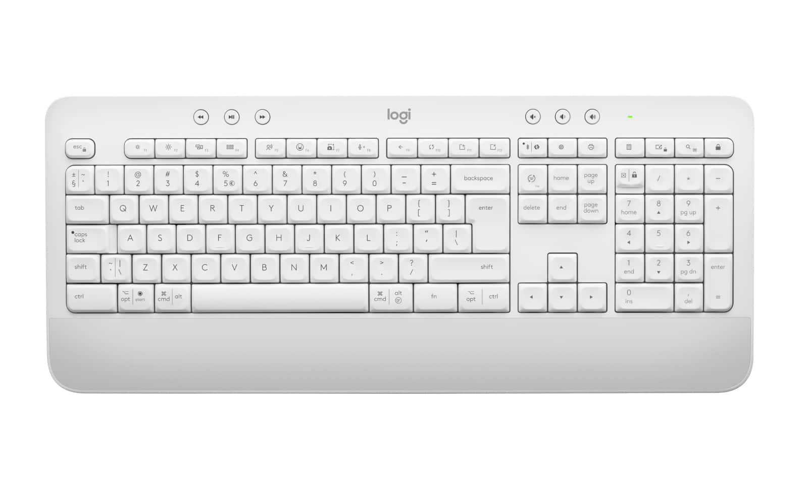 Logitech Signature K650 toetsenbord Bluetooth QWERTY US International Wit (920-010977) thumbnail