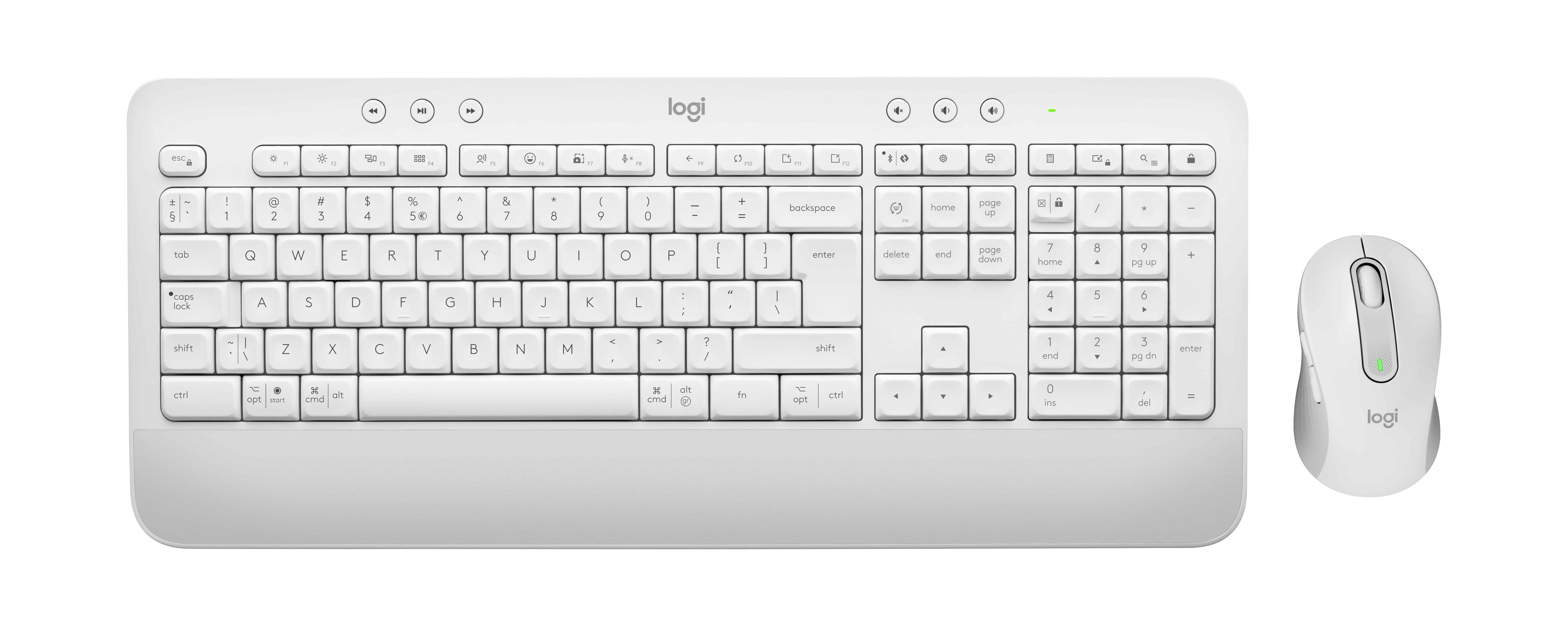 Logitech Signature MK650 Combo For Business toetsenbord Inclusief muis Bluetooth QWERTY UK International Wit (920-011027) thumbnail