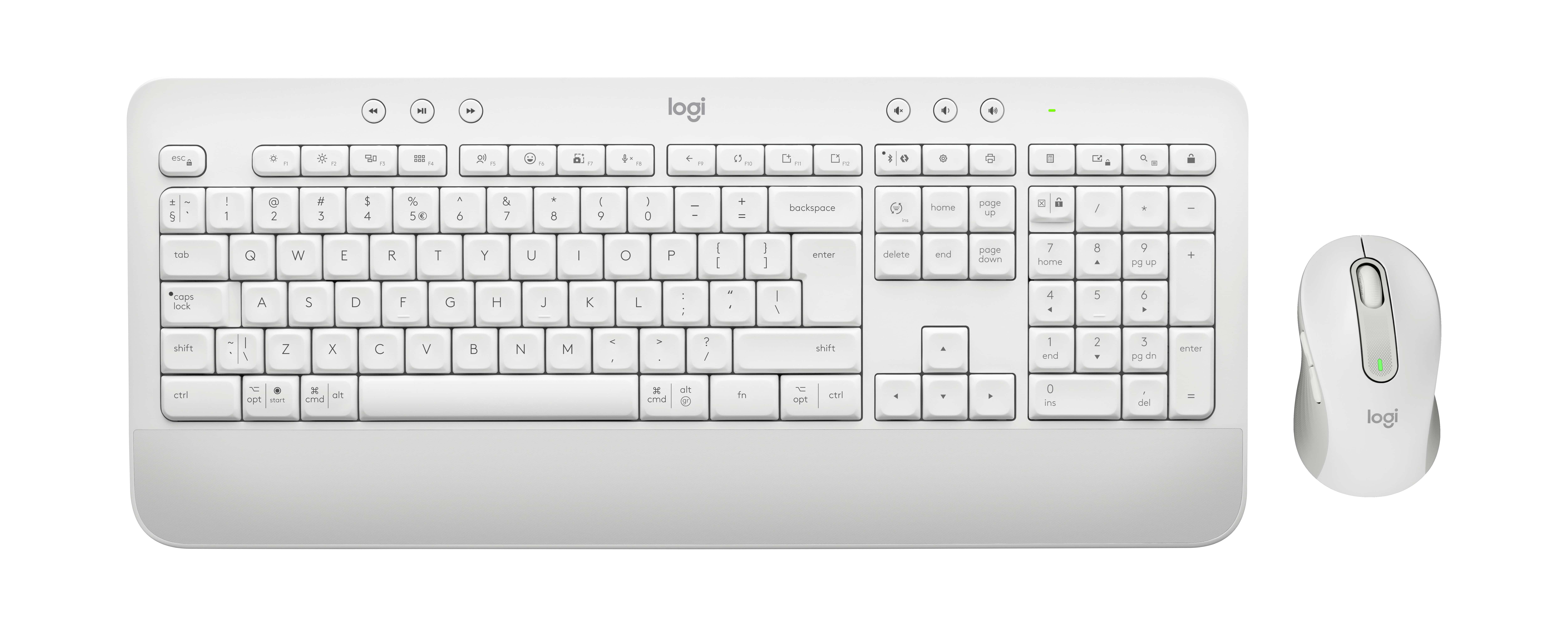 Logitech Signature MK650 Combo For Business toetsenbord Inclusief muis Bluetooth QWERTY US International Wit (920-011032) thumbnail