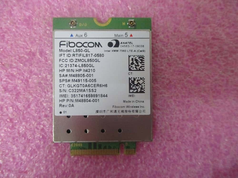 HP SKO-WWAN Pandora-W LTE w/GPS M.2 (M49115-005) thumbnail