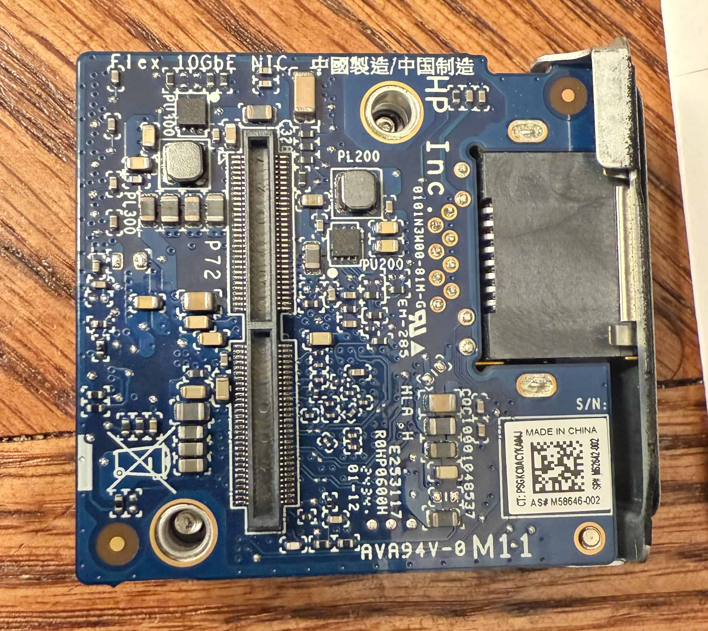 HP SPS-PCA HP FLEXPORT 10GBE RJ45 WINTERS (M62642-003) thumbnail