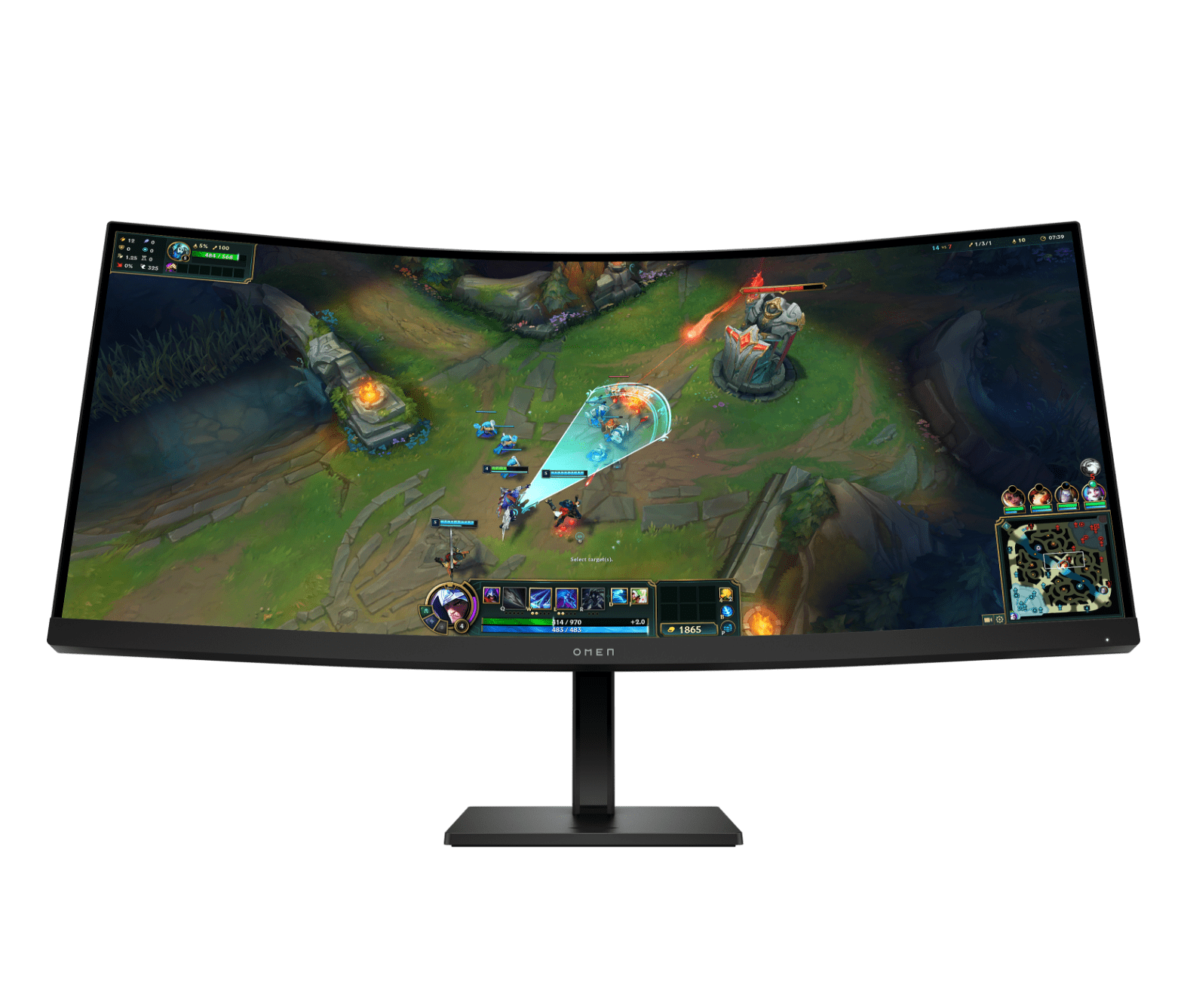 HP SPS-MON, OMEN 34C WQHD CURVED GAMING-T (N31247-001) thumbnail