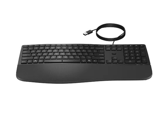 HP SPS-KEYBOARD HP 485 CFT WIRED BEL (N73385-181) thumbnail