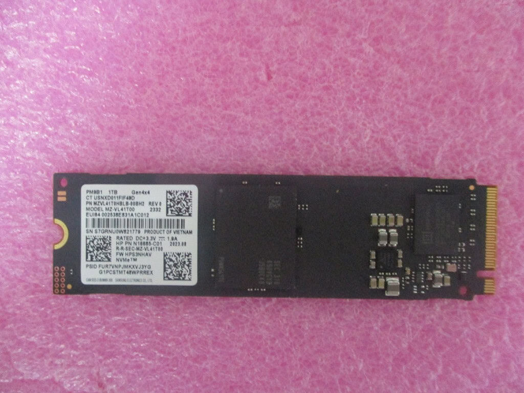 HP SKO-SSD 1TB 2280 PCIE-4X4 NVME VAL NM (N77394-002) thumbnail
