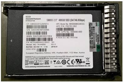 HP SSD 480GB SATA 6Gb/s Mixed Use (P09712-B21-RFB) thumbnail