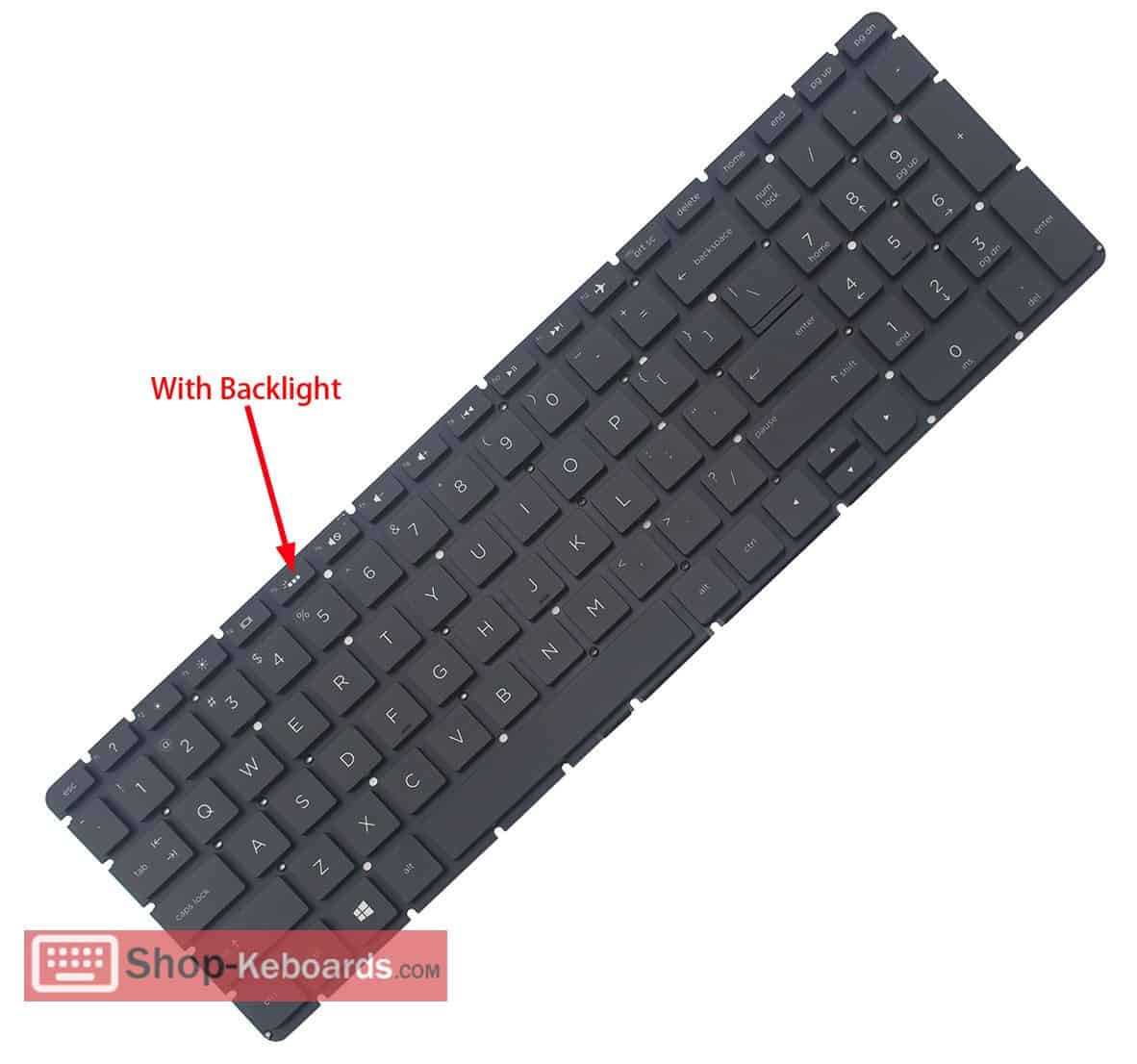 HP SPS-KEYBOARD BL SR PVCY UK (P34778-031) thumbnail