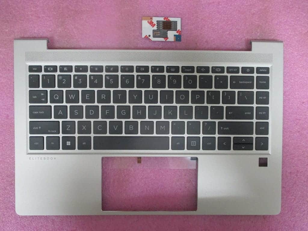 HP SPS-KEYBOARD ALU CP BL PVCY INTL (P35523-B31) thumbnail