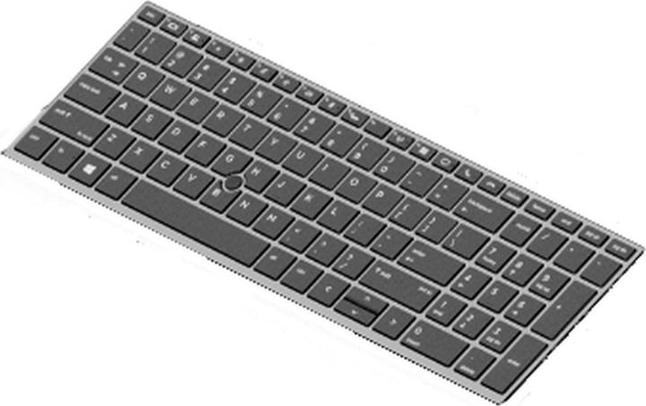 HP SPS-KEYBOARD ALU CP BL PVCY SWISS (P35523-BG1) thumbnail