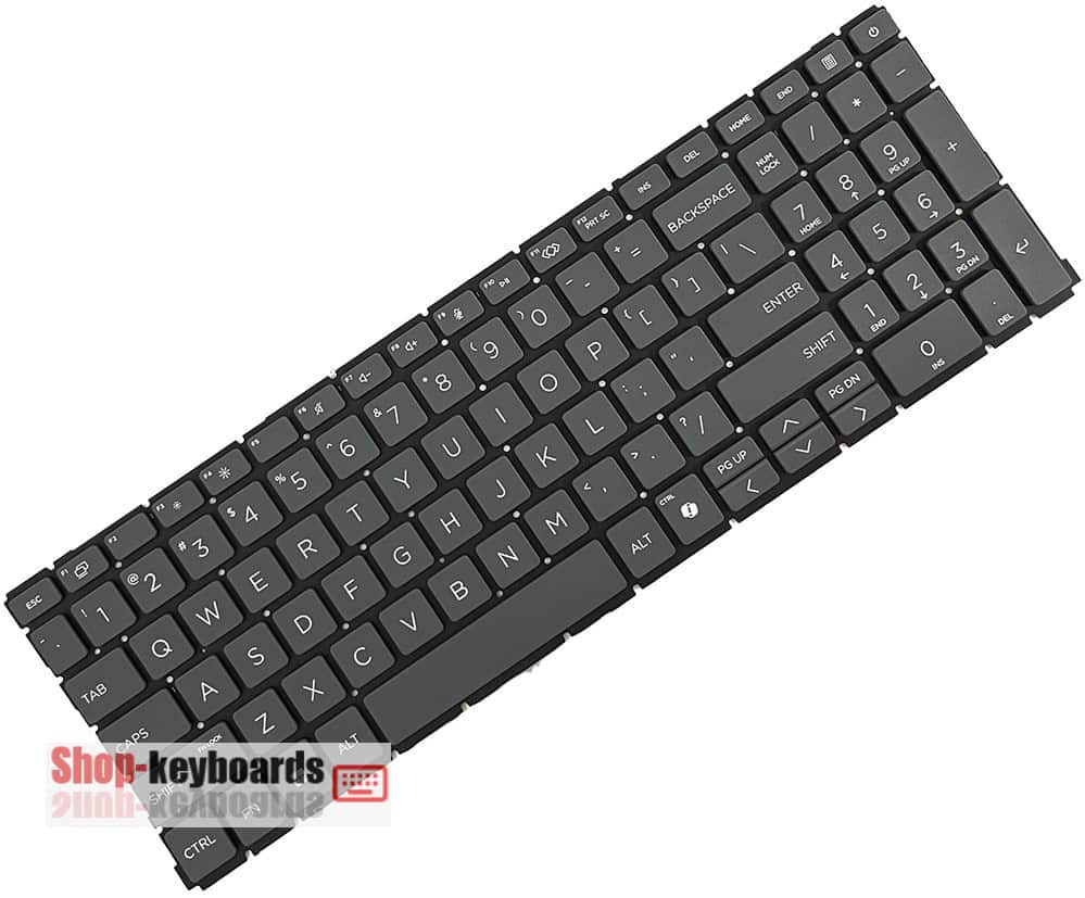 HP SPS-KEYBOARD ALU CP BL UK (P37183-031) thumbnail