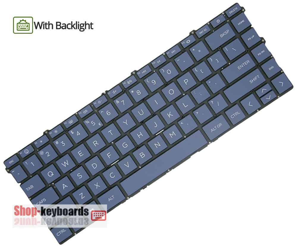 HP SPS-KEYBOARD BL SR FR (P39082-051) thumbnail