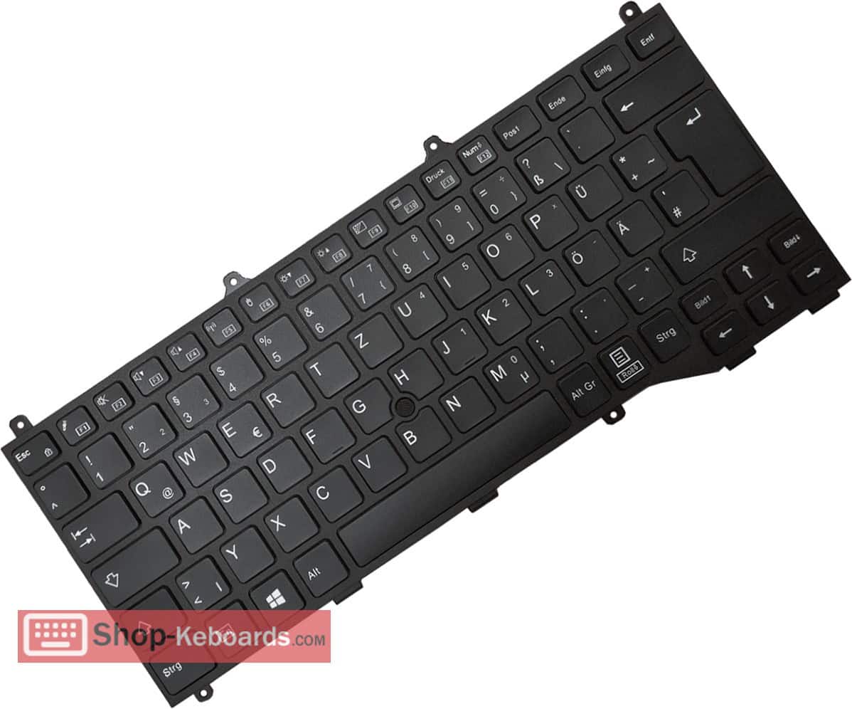 HP SPS-KEYBOARD BL SR PVCY UK (P39083-031) thumbnail