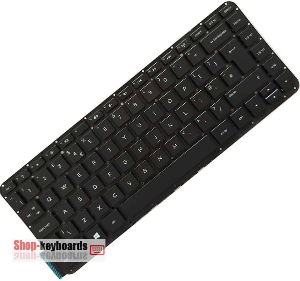 HP SPS-KEYBOARD BL SR PVCY INTL (P39083-B31) thumbnail
