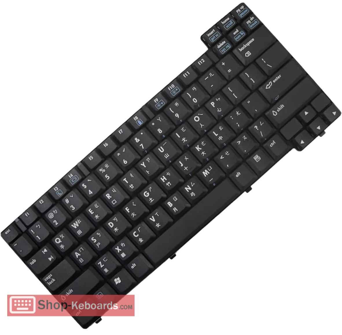 HP SPS-KEYBOARD BL SR SP (P39085-071) thumbnail