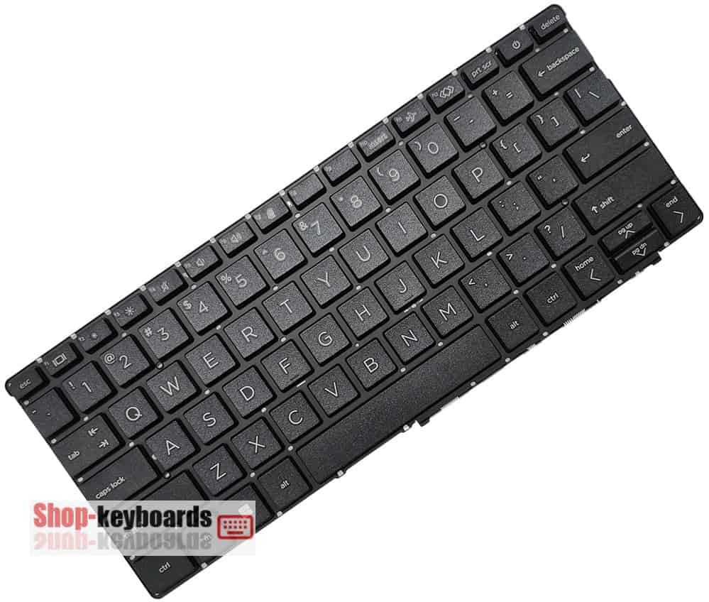 HP SPS-KEYBOARD BL SR INTL (P39085-B31) thumbnail