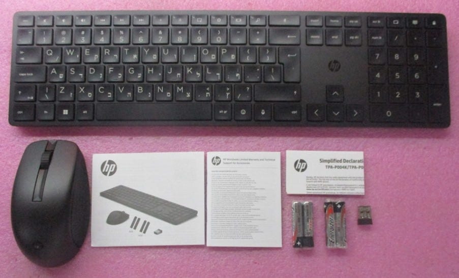 HP SPS-KEYBOARD BL SR HE (P39085-BB1) thumbnail