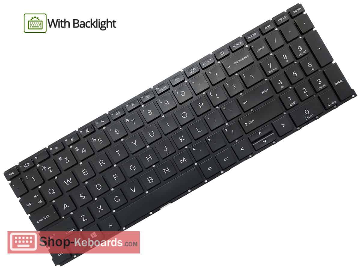 HP SPS-KEYBOARD CP BL PVCY INTL (P40909-B31) thumbnail