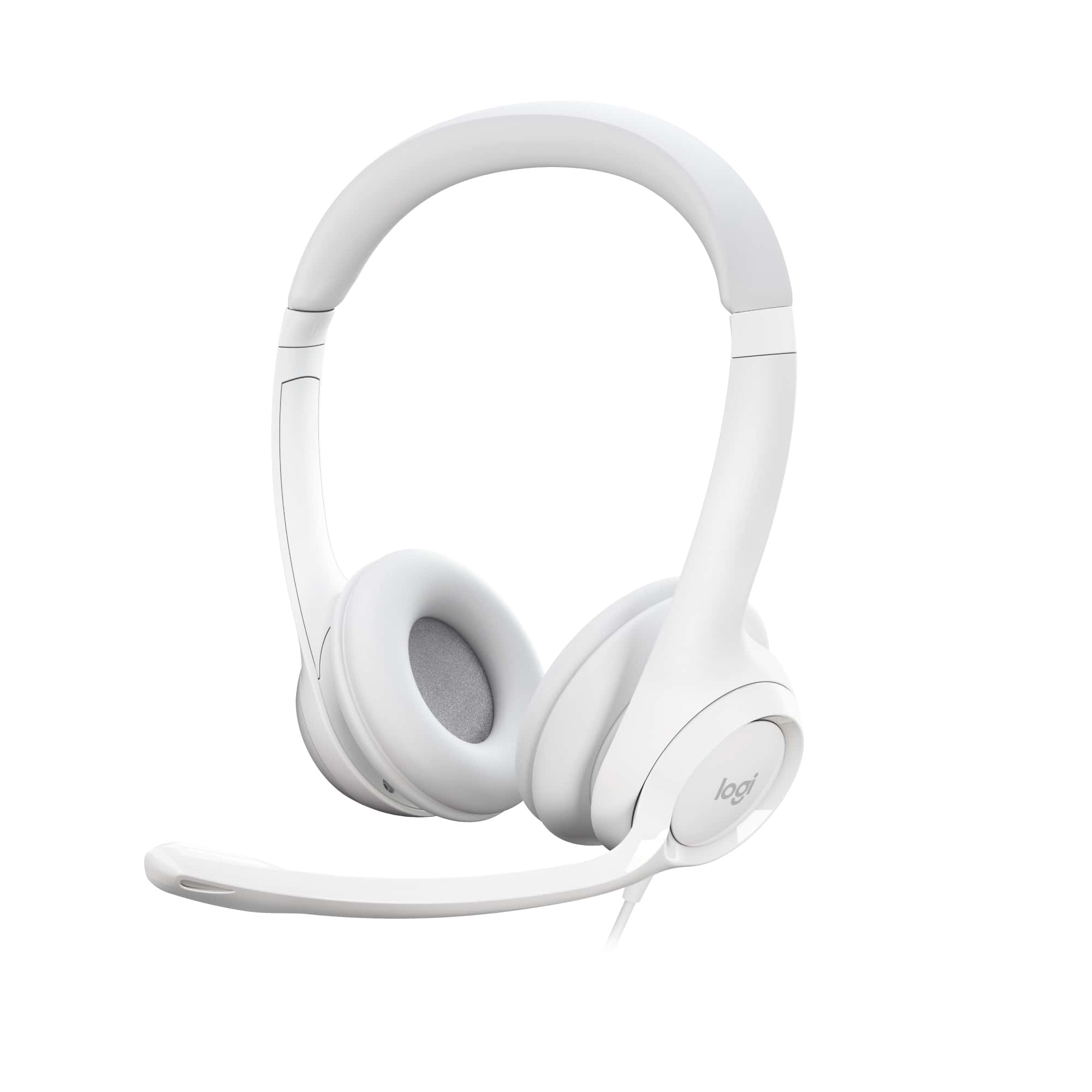 Logitech H390 Headset Bedraad Hoofdband Kantoor/callcenter USB Type-A Wit (981-001286) thumbnail