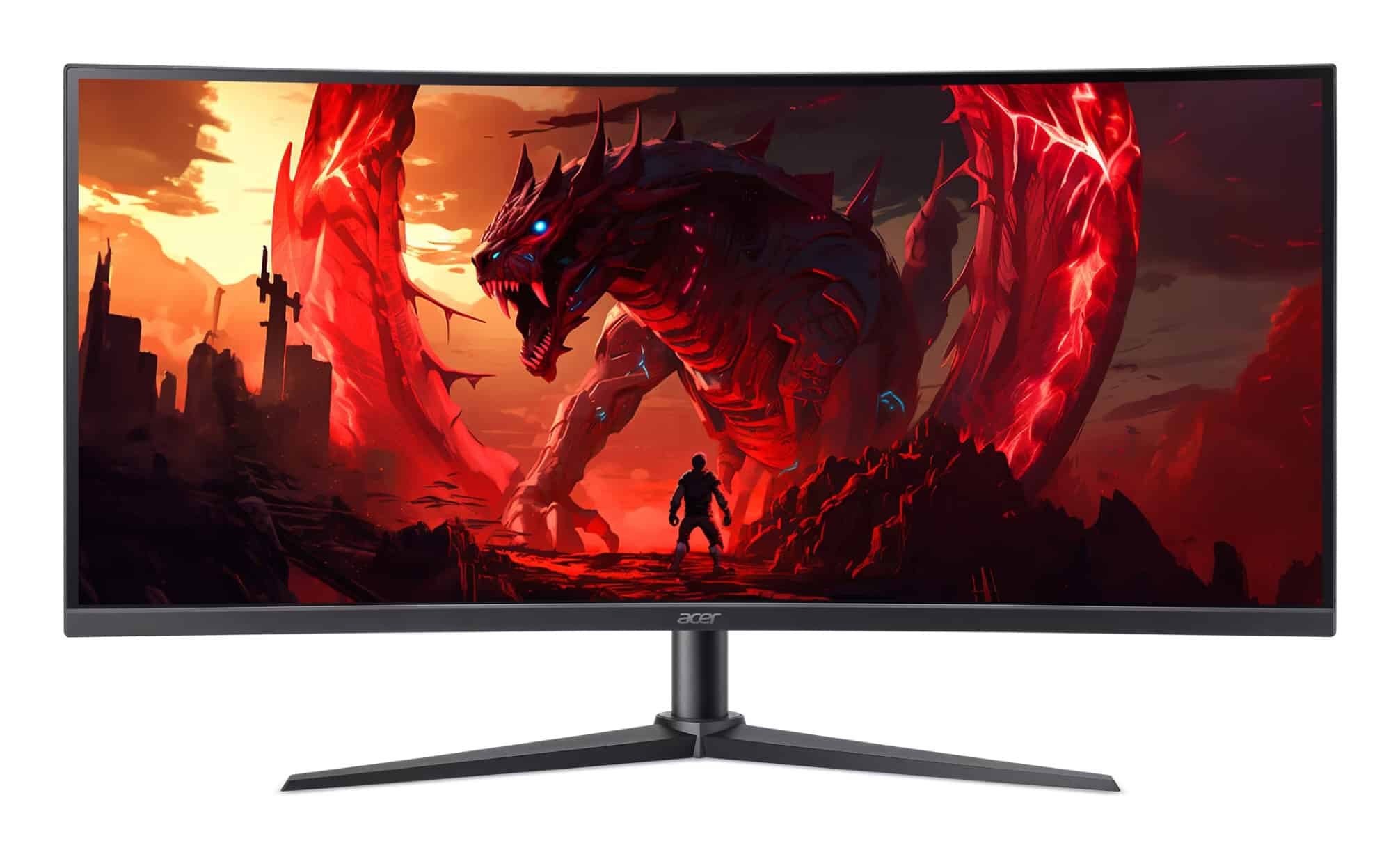 Acer NITRO XZ0 XZ340CUR X0 computer monitor 86,4 cm (34) 3440 x 1440 Pixels UltraWide Quad HD LED Zwart (UM.CX0EE.013) thumbnail