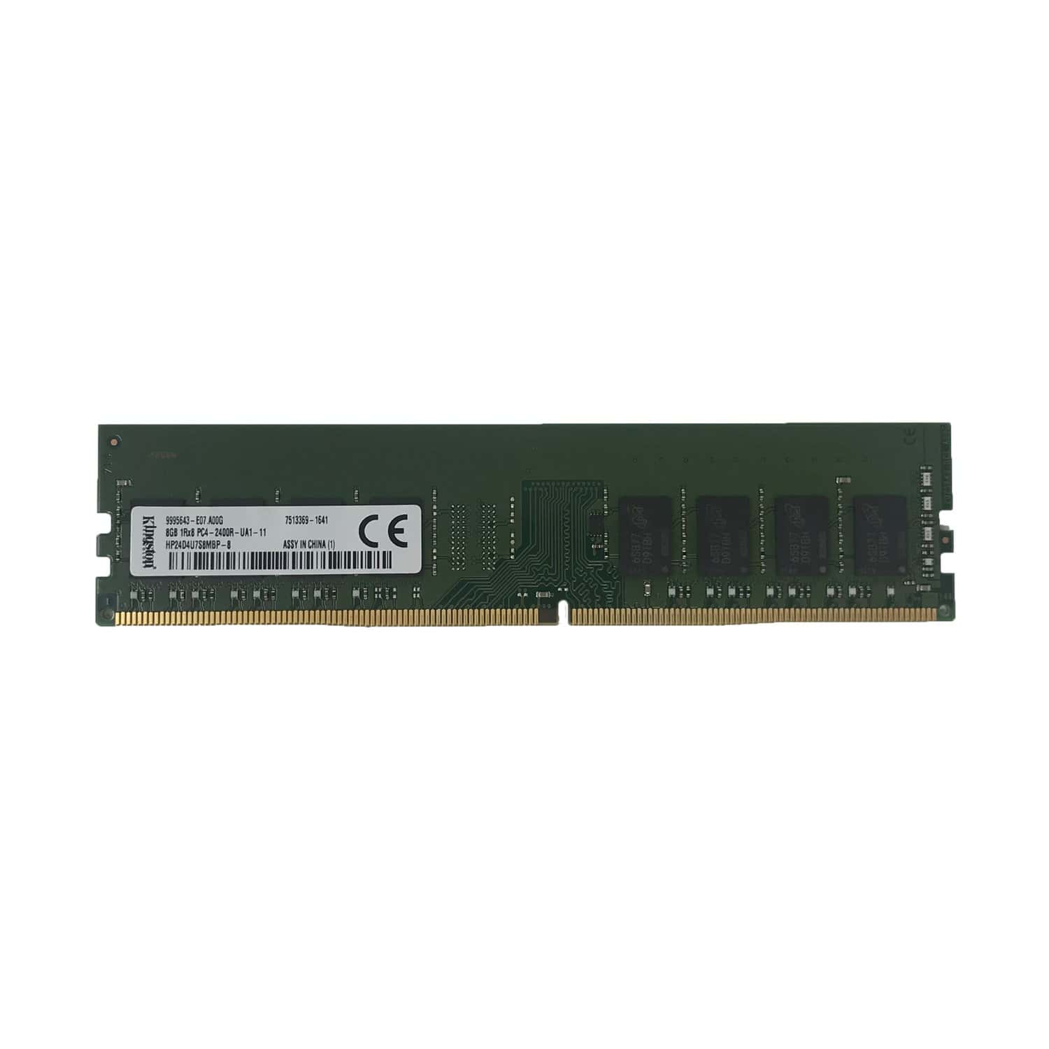 KINGSTON 8GB (1*8GB) 1RX8 PC4-2400T-U DDR4-19200MHZ UDIMM (HP24D4U7S8MBP-8) thumbnail