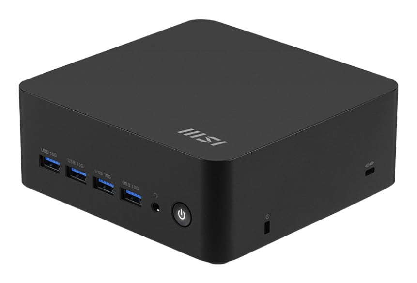 MSI Cubi Z AI 8M-005XEU AMD Ryzen™ 7 8845HS 16 GB DDR5-SDRAM 1 TB SSD Mini PC Zwart (CUBI Z AI 8M-005XEU) thumbnail