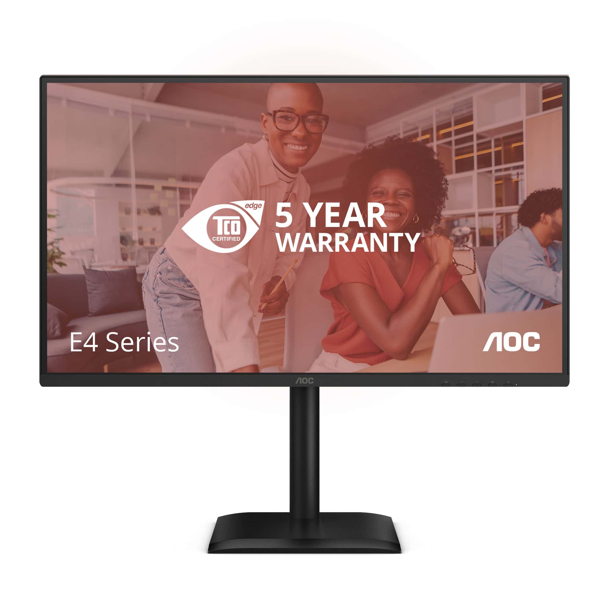 AOC E4 Q27E4CV computer monitor 68,6 cm (27) 2560 x 1440 Pixels Quad HD LED Zwart (Q27E4CV) thumbnail