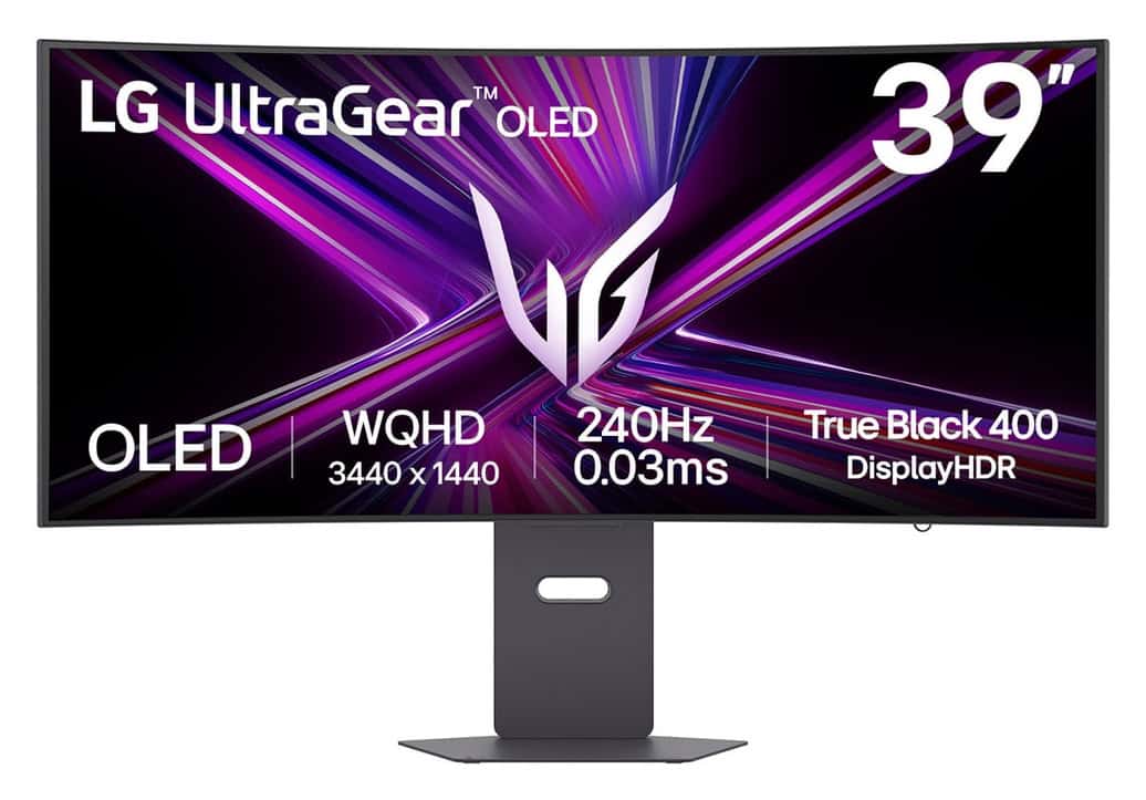 LG 39GX900A-B computer monitor 99,1 cm (39) 3440 x 1440 Pixels Wide Quad HD OLED Zwart (39GX900A-B.AEU) thumbnail