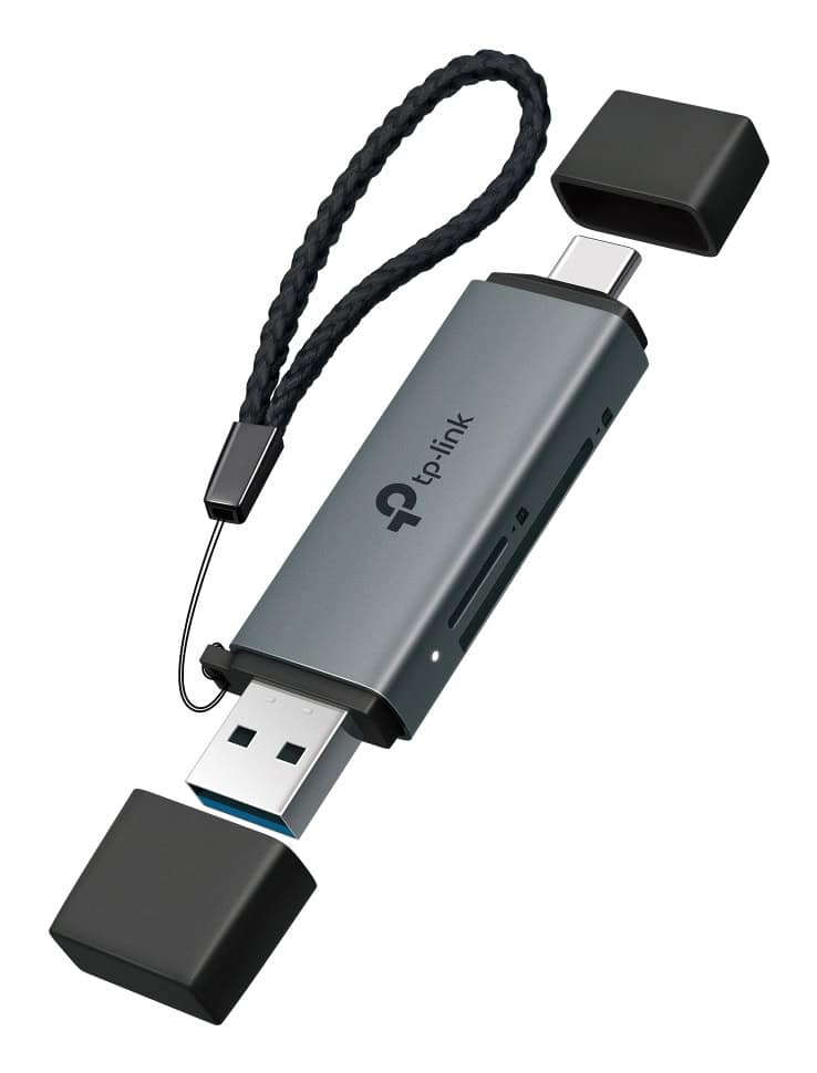 TP-Link UA430D geheugenkaartlezer USB 3.1 Zwart (UA430D(UN)) thumbnail