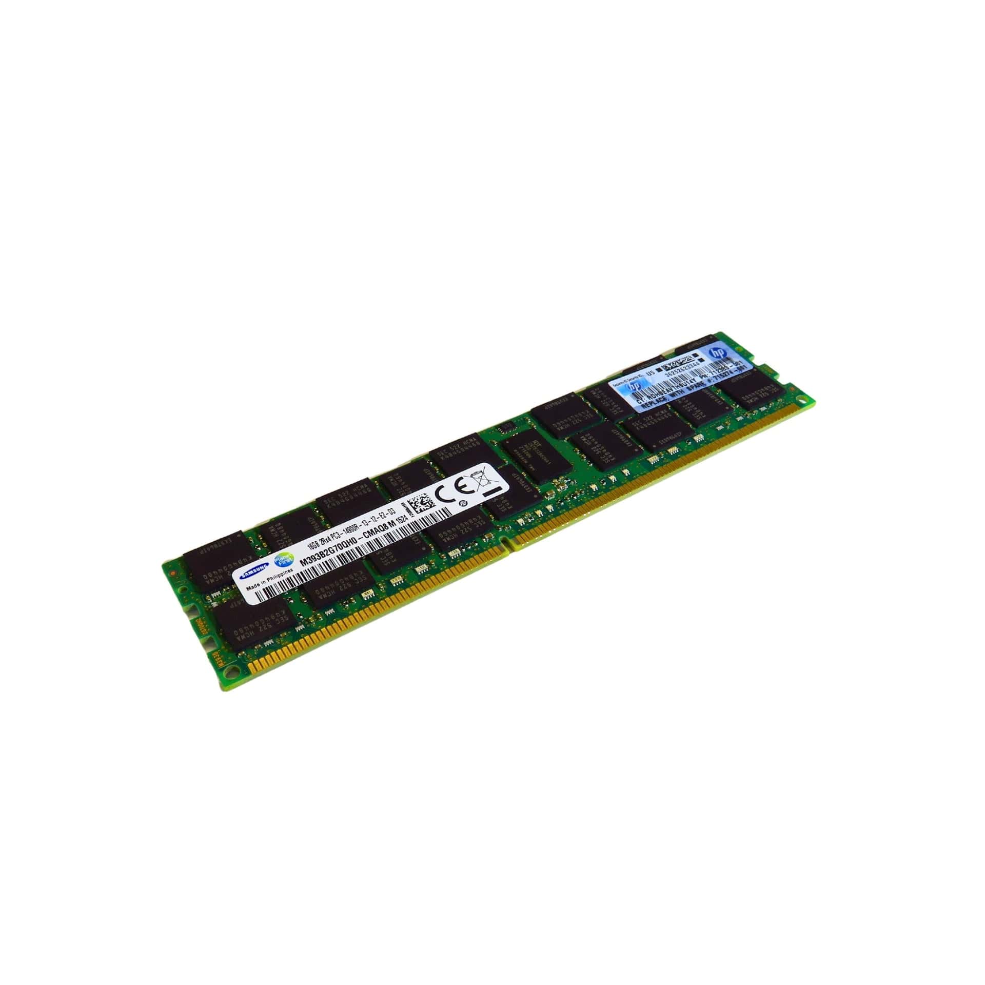 HP SPS-DIMM 16GB PC3 14900R IPL (715274-001B) thumbnail