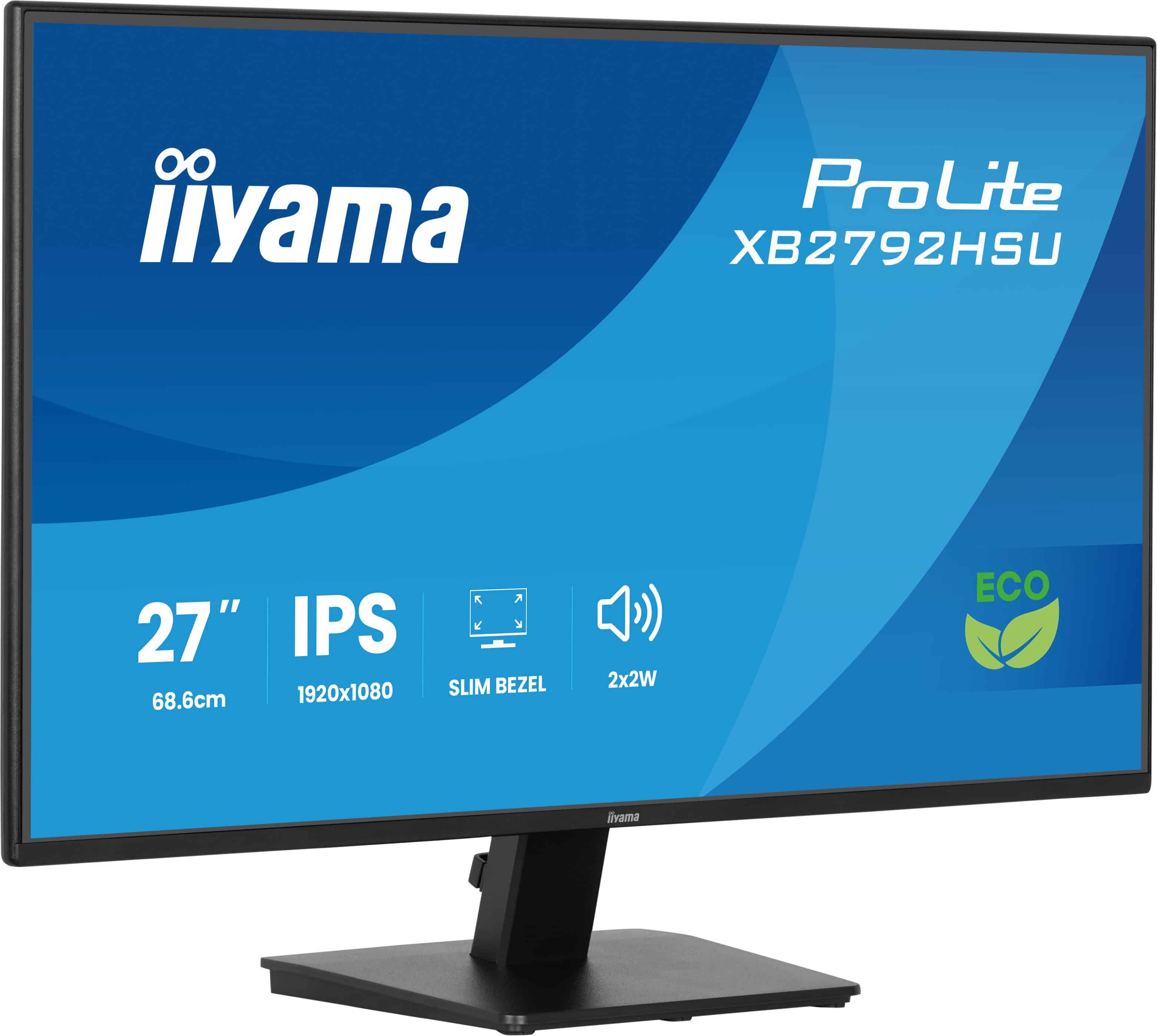 iiyama ProLite X2792HSU-B1 computer monitor 68,6 cm (27) 1920 x 1080 Pixels Full HD LED Zwart (X2792HSU-B1) thumbnail