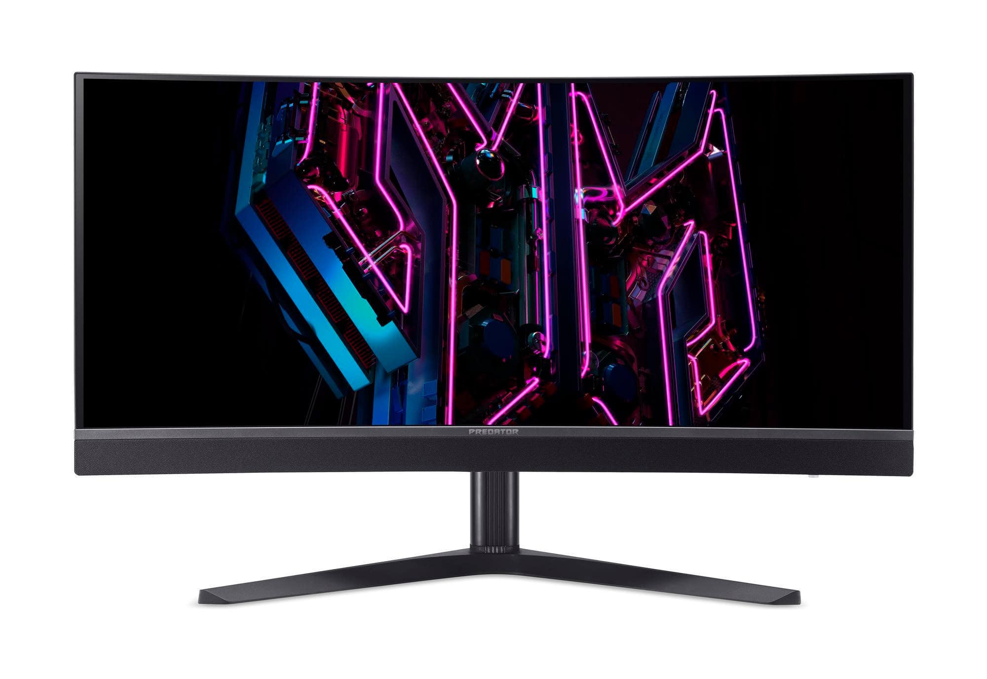 Acer Predator X34Vbmiiphuzx computer monitor 86,4 cm (34) 3440 x 1440 Pixels UltraWide Quad HD OLED Zwart (UM.CXXEE.V01) thumbnail Acer Predator X34Vbmiiphuzx computer monitor 86,4 cm (34) 3440 x 1440 Pixels UltraWide Quad HD OLED Zwart (UM.CXXEE.V01) thumbnail