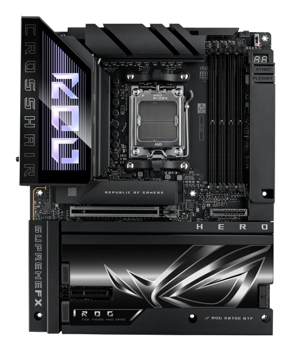 ASUS ROG CROSSHAIR X870E HERO BTF AMD X870E Socket AM5 ATX (90MB1MX0-M0EAY0) thumbnail