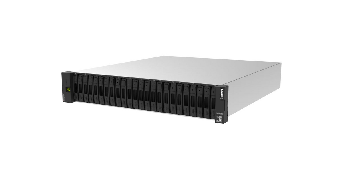 Lenovo SSD/HDD No HDD Chassis 24x2.5inch Power supply 2x redundant hot-swap 913 W (100 - 240 V) Service 3-y (7DCRA007EA) thumbnail