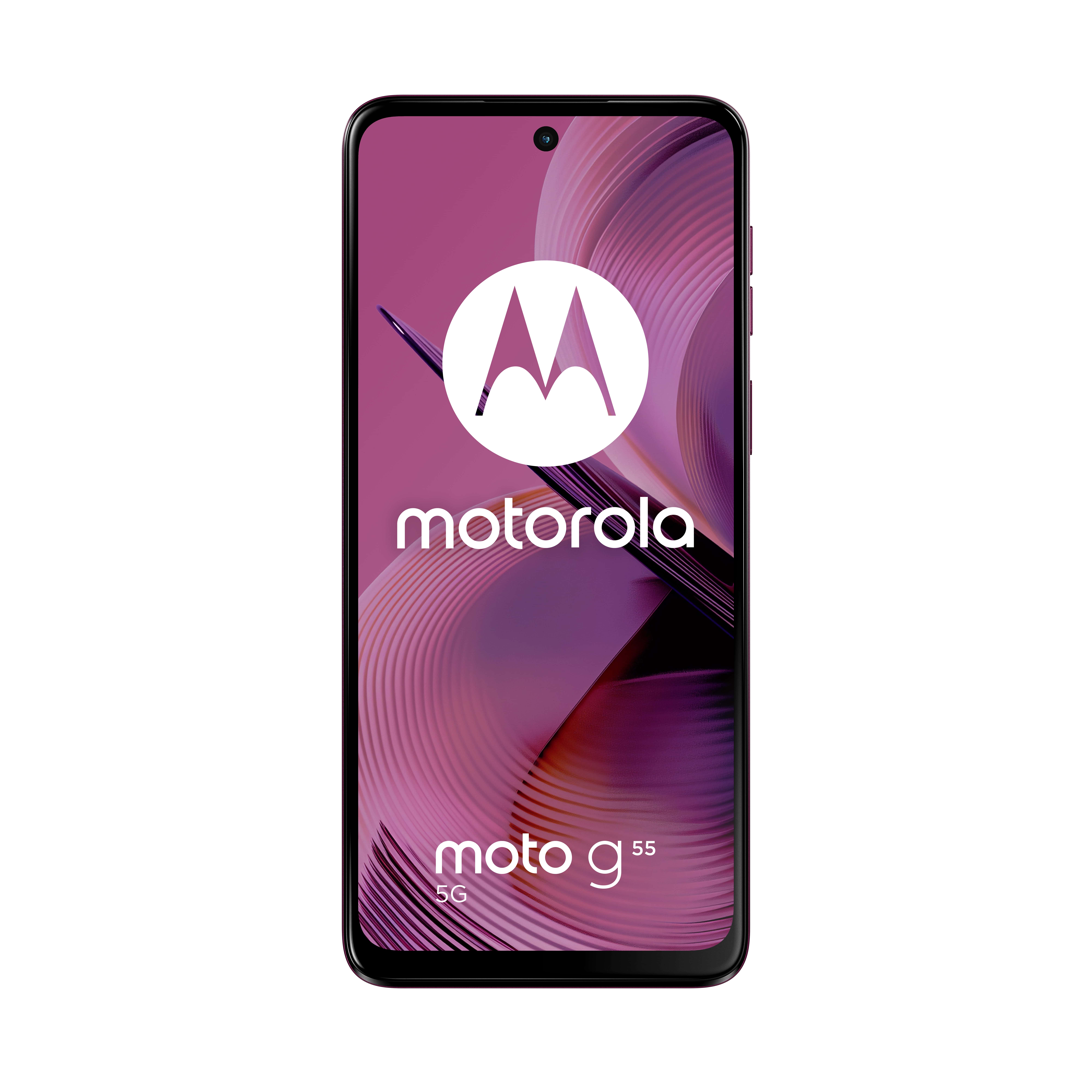 Motorola moto g55 5G 16,5 cm (6.49") Dual SIM Android 14 USB Type-C 8 GB 256 GB 5000 mAh Paars (PB5U0005SE) thumbnail
