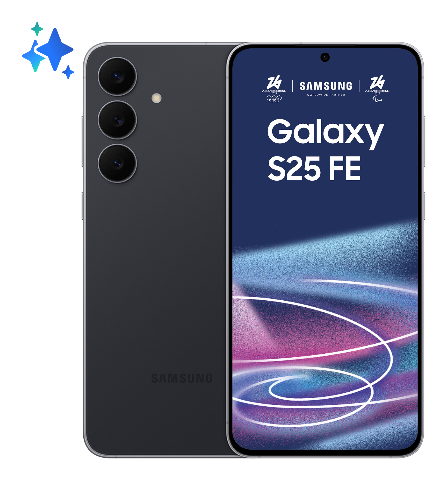 Samsung Galaxy S25 FE 5G 17 cm (6.7") Dual SIM USB Type-C 8 GB 256 GB 4900 mAh Zwart (SM-S731BZKGEUE) thumbnail
