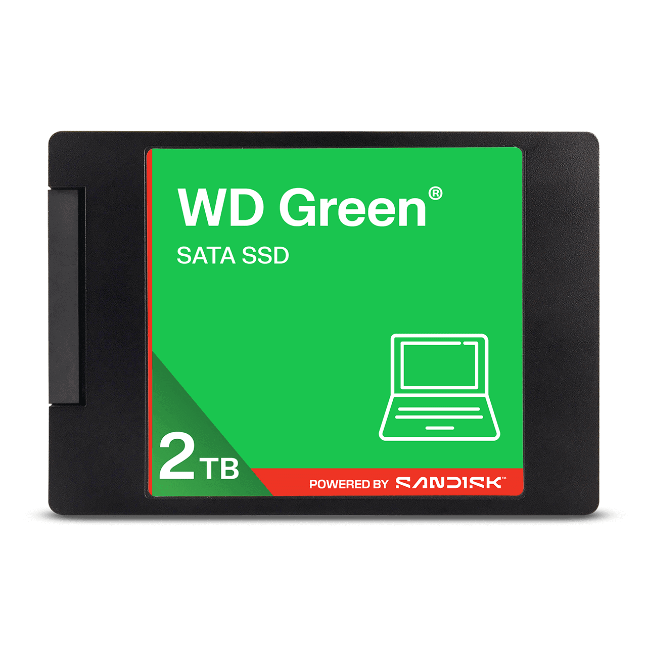 Sandisk WD Green - SSD - 1 TB - cased - intern - 2.5 (6.4 cm) - SATA 6Gb/s (WDS100T5G0A-00CPT0) (WDS100T5G0A-00CPT0) thumbnail