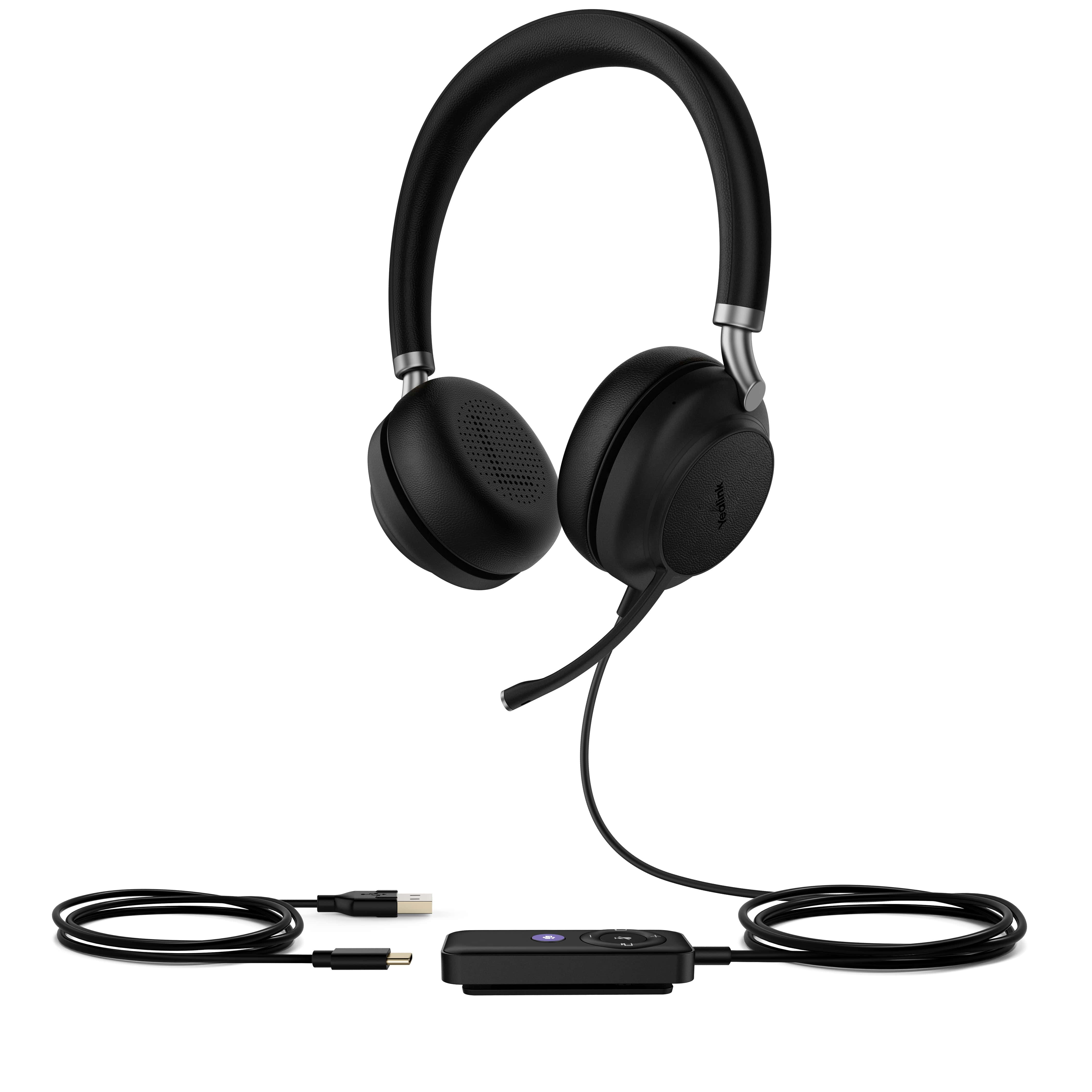 Yealink UH38 Dual Teams Headset Bedraad en draadloos Hoofdband Oproepen/muziek Bluetooth Zwart (1308085) thumbnail Yealink UH38 Dual Teams Headset Bedraad en draadloos Hoofdband Oproepen/muziek Bluetooth Zwart (1308085) thumbnail