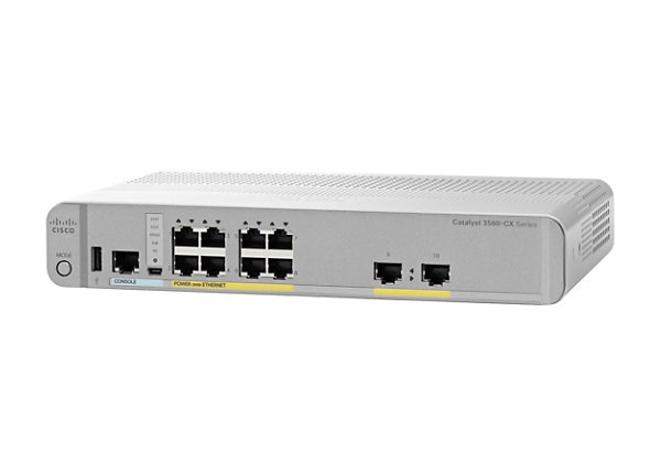 Cisco Catalyst 3560-CX PD PSE 8 Port PoE 1G Up (WS-C3560CX-8PT-S) thumbnail