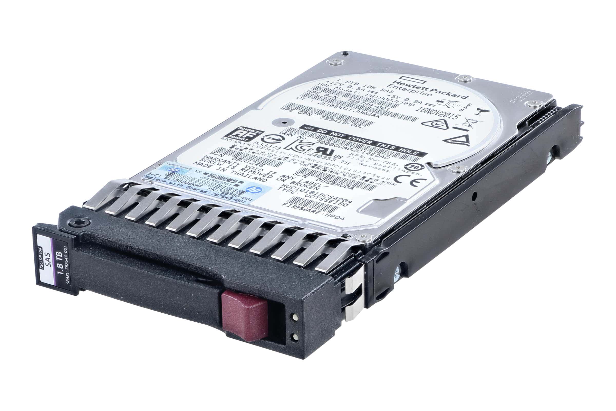 HP MSA 1.8TB 12G SAS 10K 2.5in (J9F49A-RFB) thumbnail