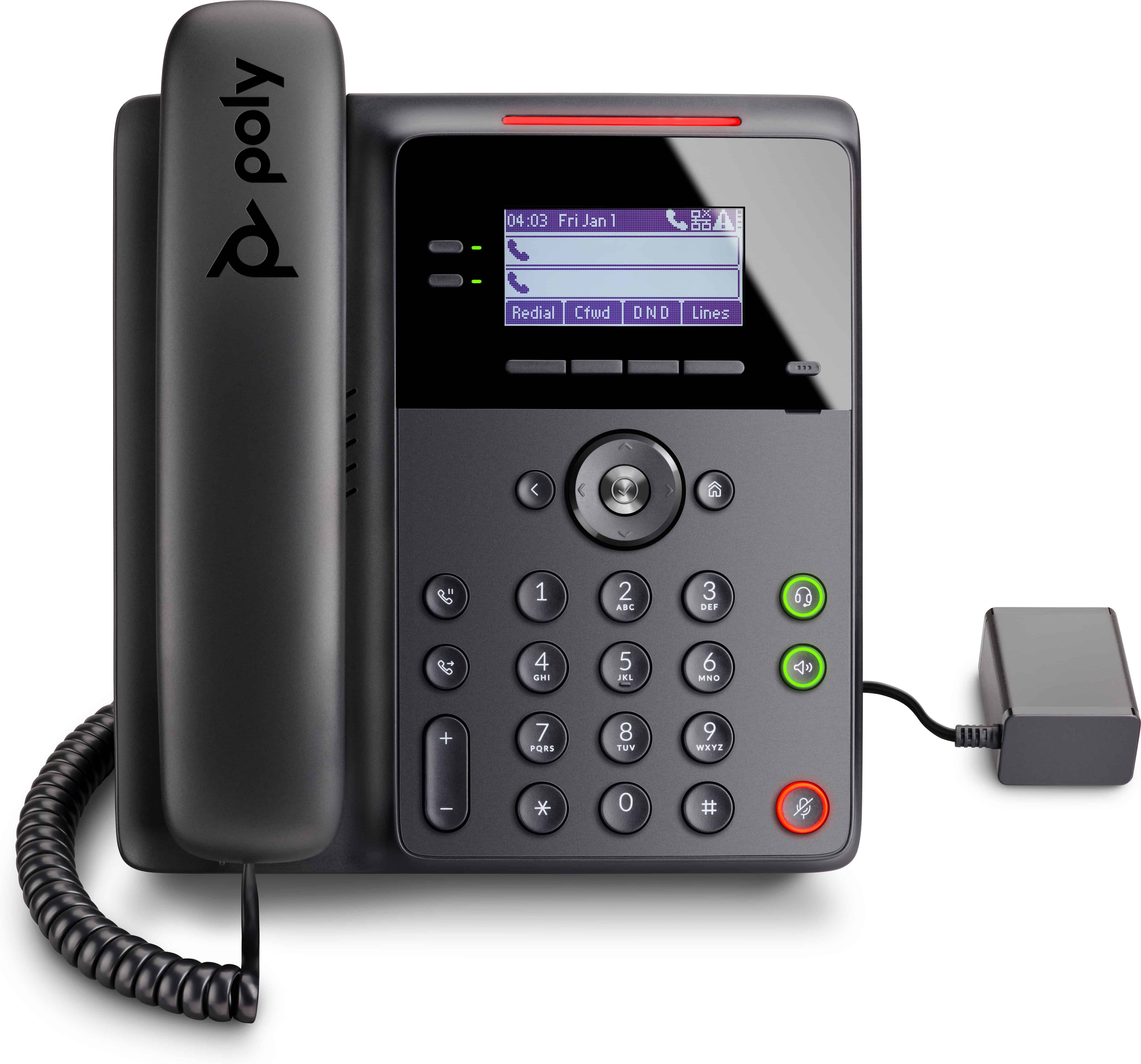 HP Poly Edge B10 IP-telefoon met PRC-voeding (84C19AA#ABB) thumbnail