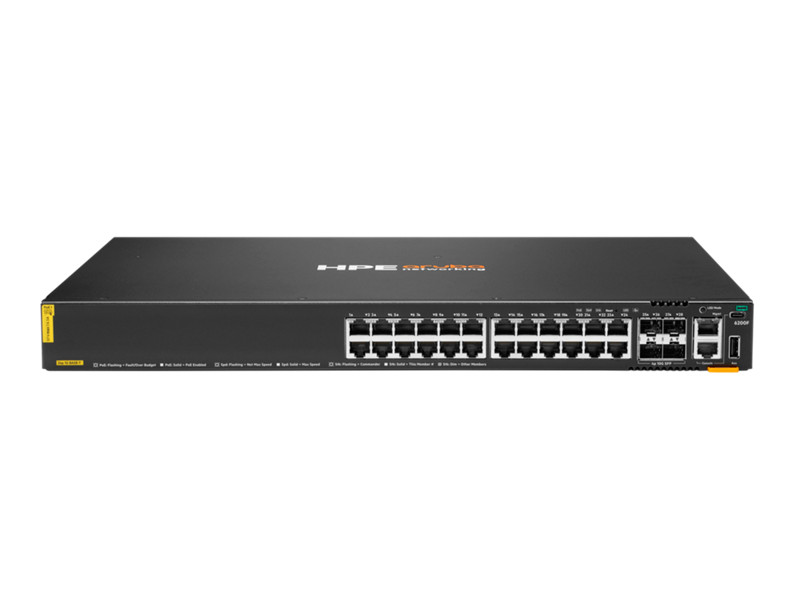 HP Aruba 6200F 24G CL4 PoE 4SFP+ Switch (JL725AR) thumbnail