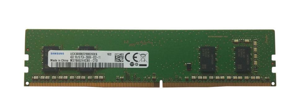 SAMSUNG 4GB (1*4GB) 1RX16 PC4-21300V-U DDR4-2666MHZ UDIMM (M378A5244CB0-CTD) thumbnail