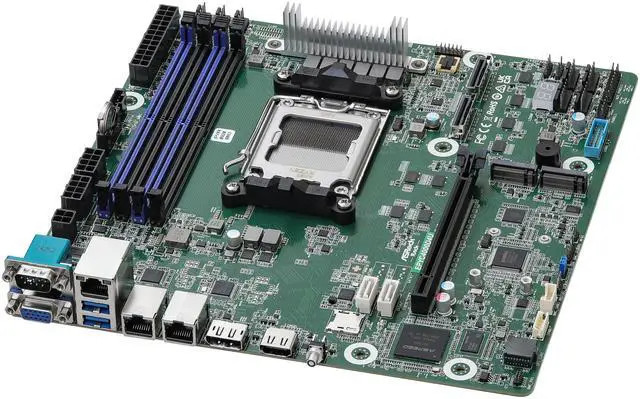 ASRock Mainboard EPYC4000D4U Micro-ATX Single Socket AM5 (EPYC4000D4U) thumbnail