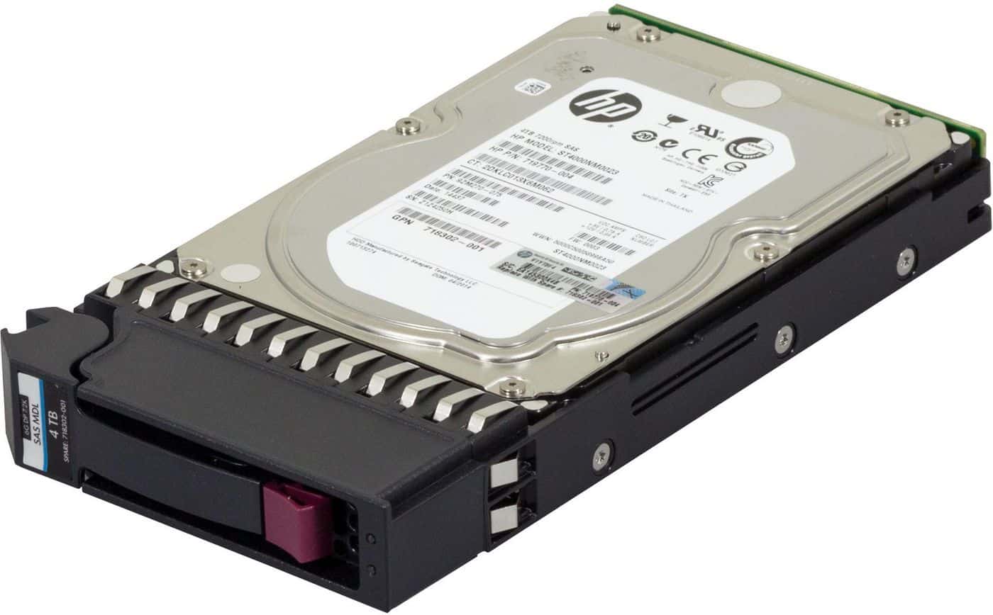HP SPS-DRV HD 4TB 6G 7.2K SAS MDL (718302-001-RFB) thumbnail