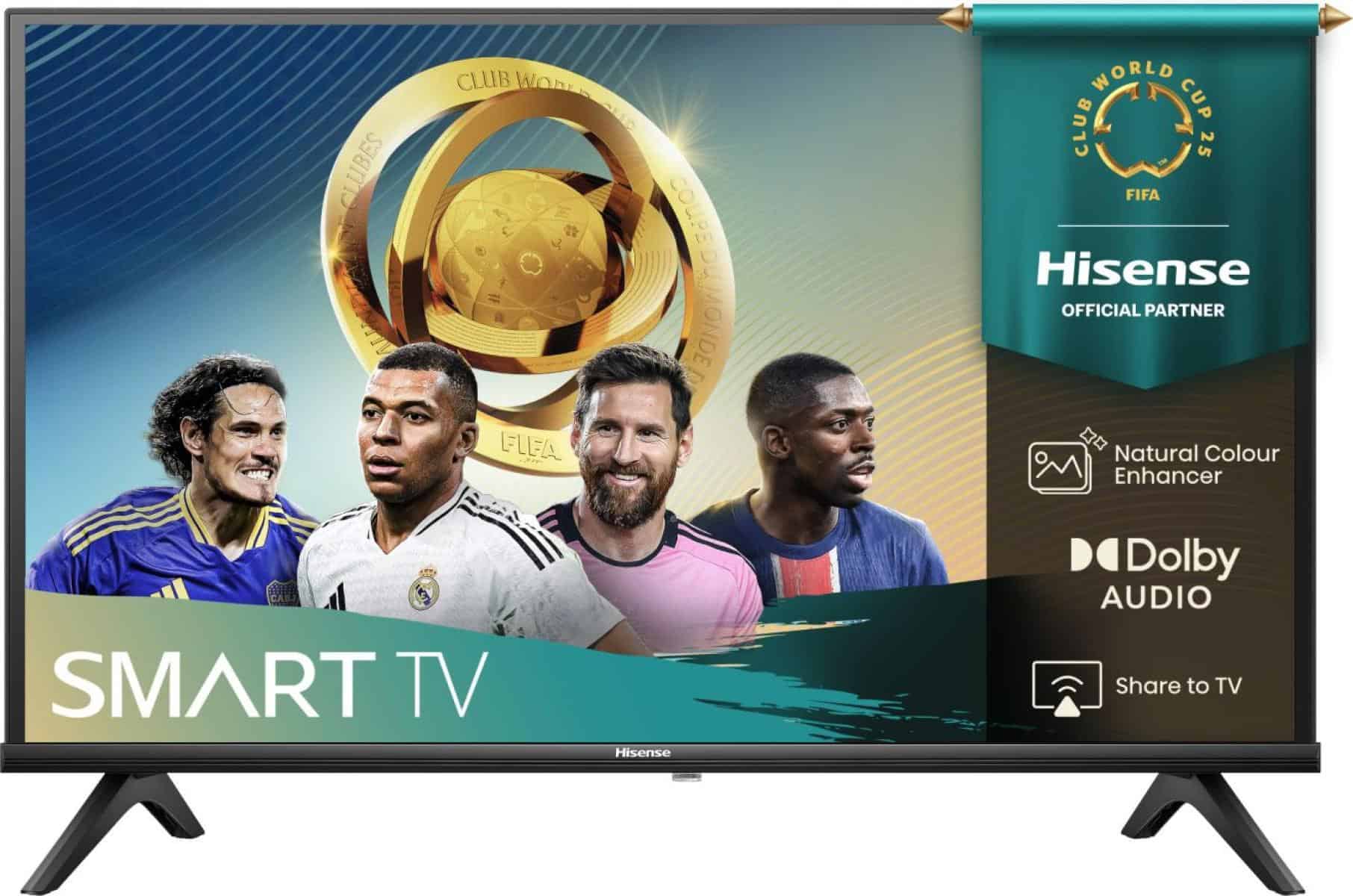 Hisense 40A4Q 101,6 cm (40) Full HD Smart TV Wifi Zwart 200 cd/m² (20016099) thumbnail